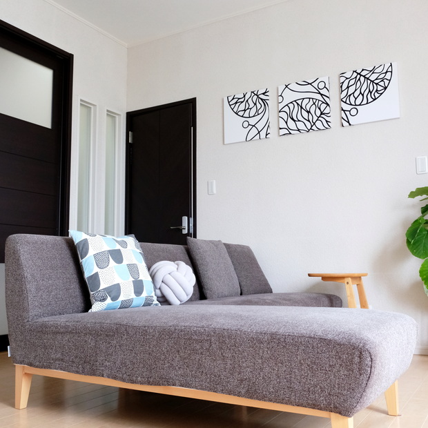 グラード　ソファ　自由自在　モダン　マリメッコのクッションカバー付き グラード ソファ 自由自在 モダン マリメッコのクッションカバー付き