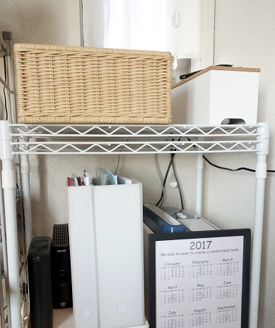 パソコン横収納⑦