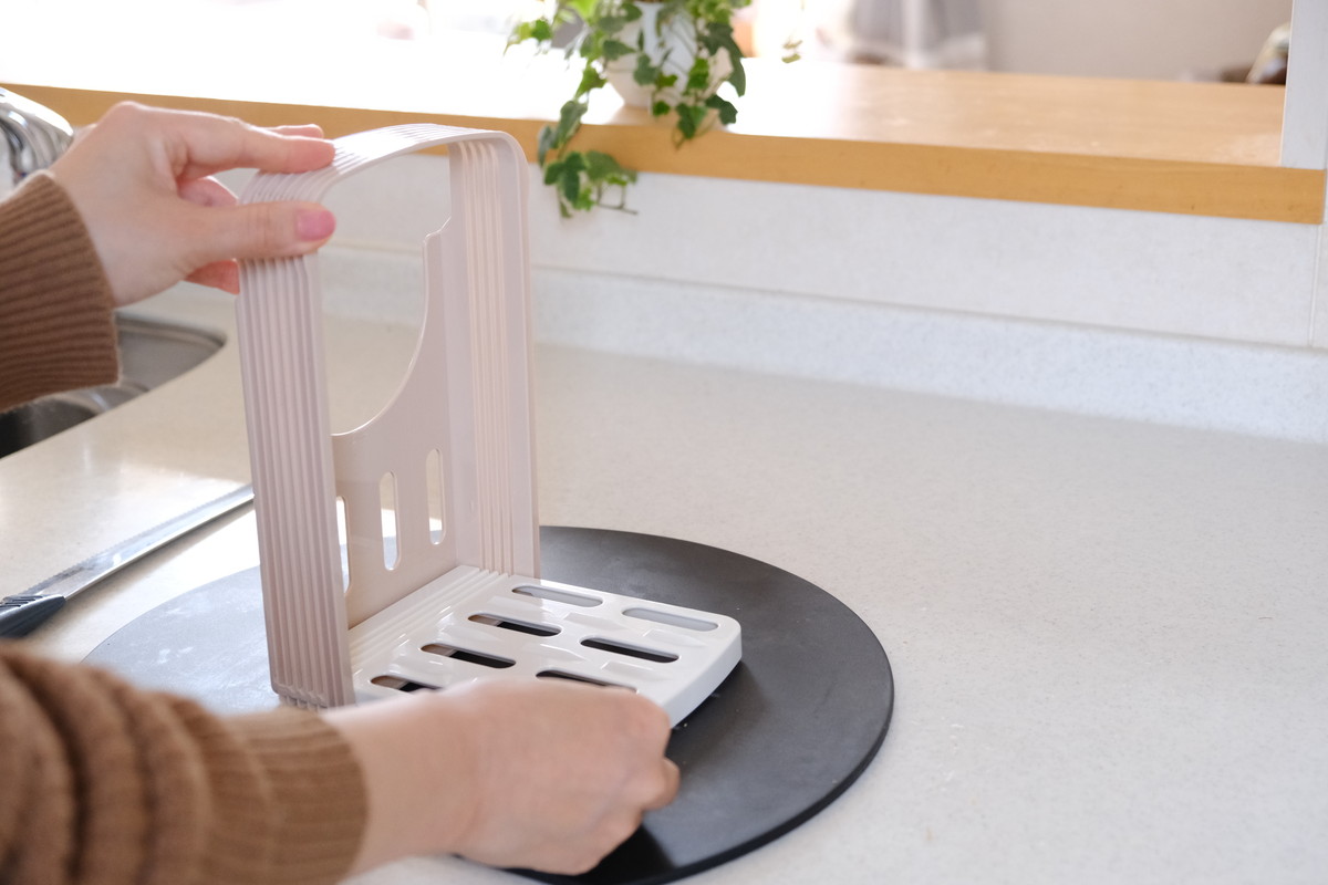 ❺DSCF0721ダイソー・食パンカットガイド