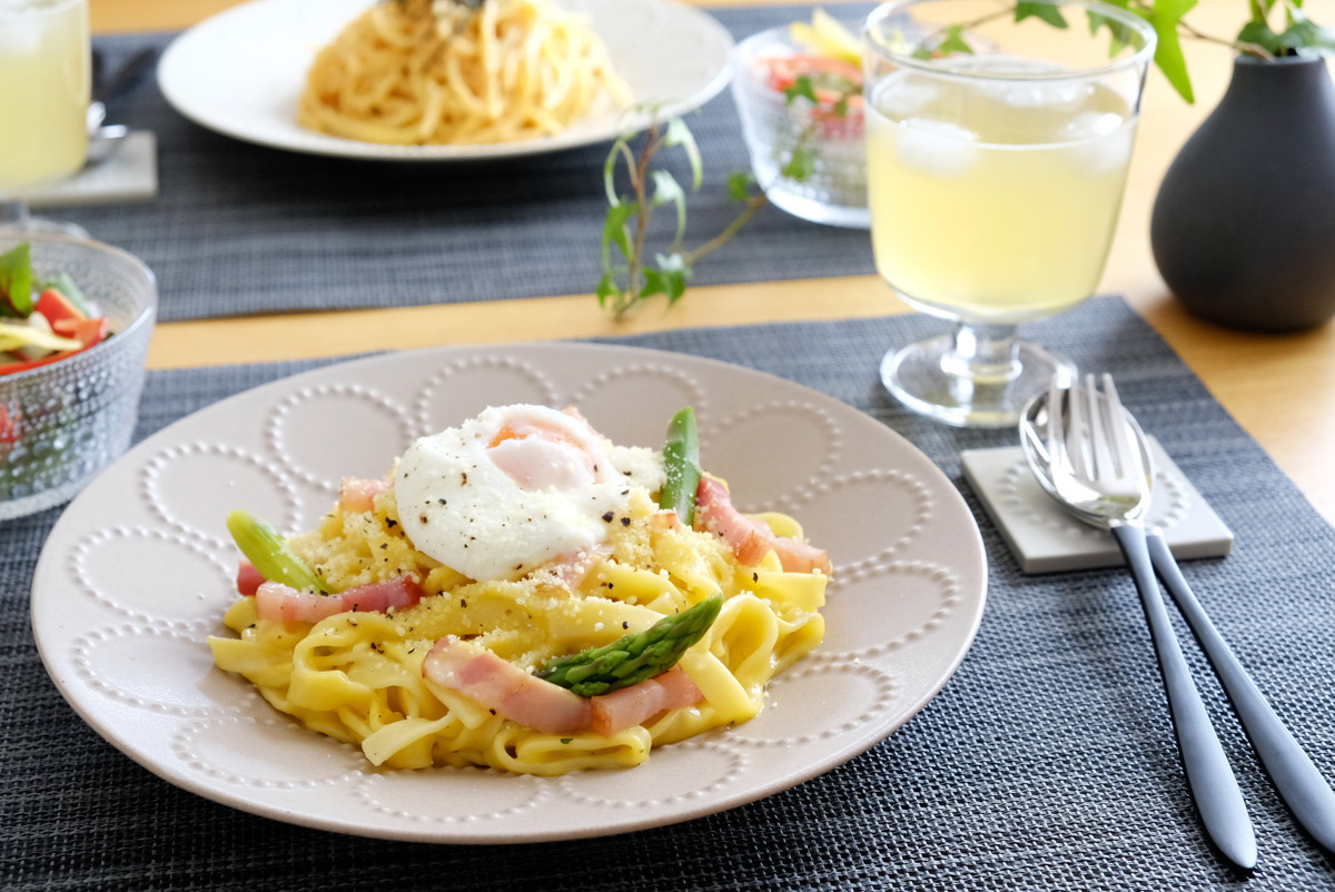 ミナペルホネン・タンバリン・プレート・ライトブラウン・カルボナーラ①