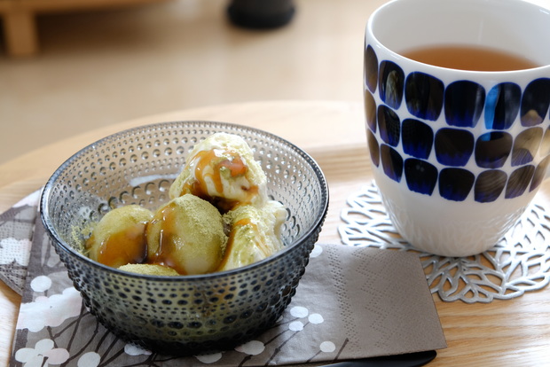 すなお食堂・アミノシェイク・白玉きなこアイス①