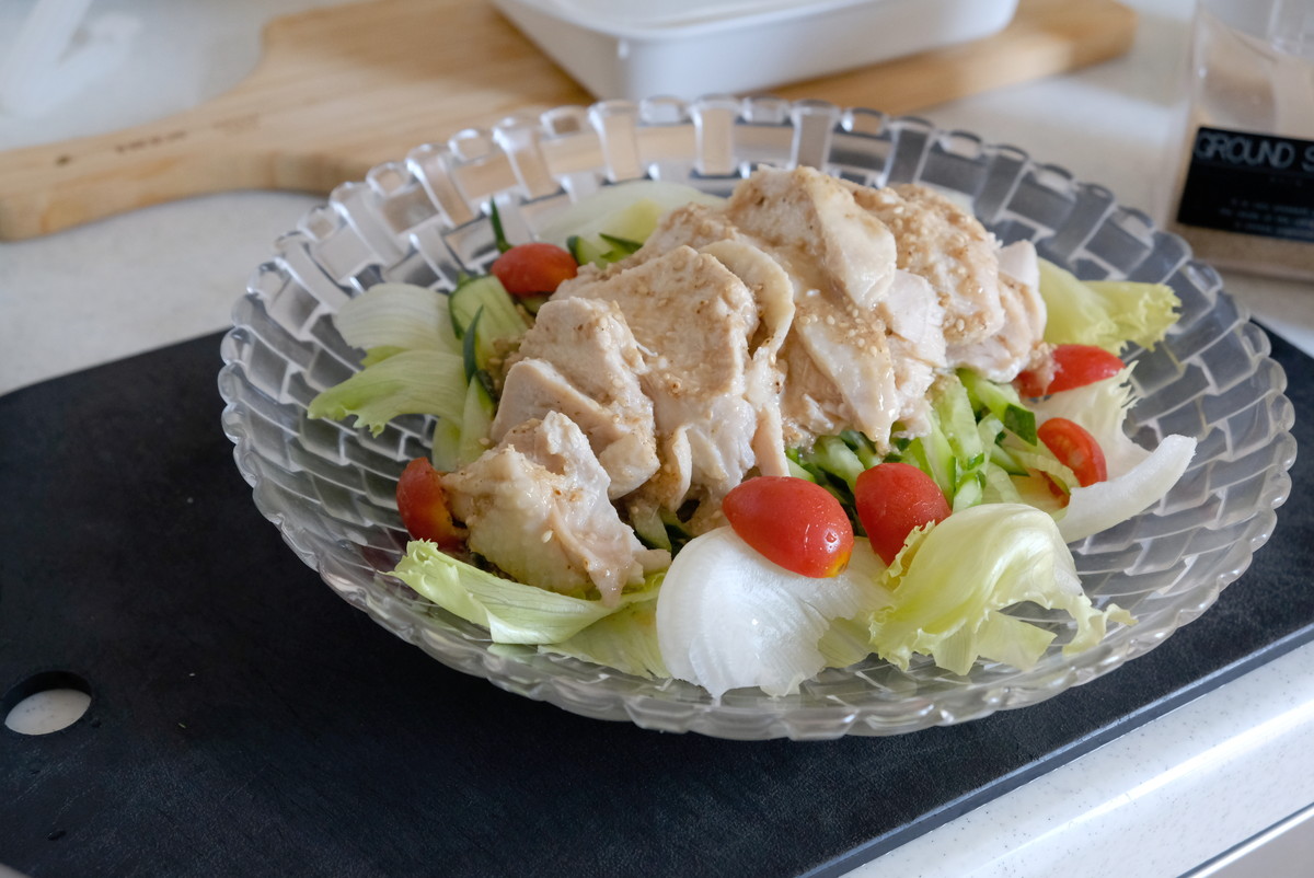 ❾3399②セリア・電子レンジ調理器サラダチキン
