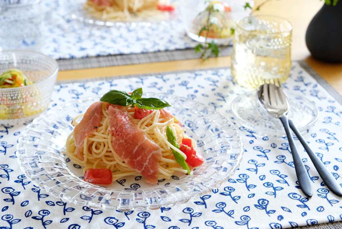 イッタラ・フルッタ・タンブラー・レモン・冷製パスタ・ナハトマン①