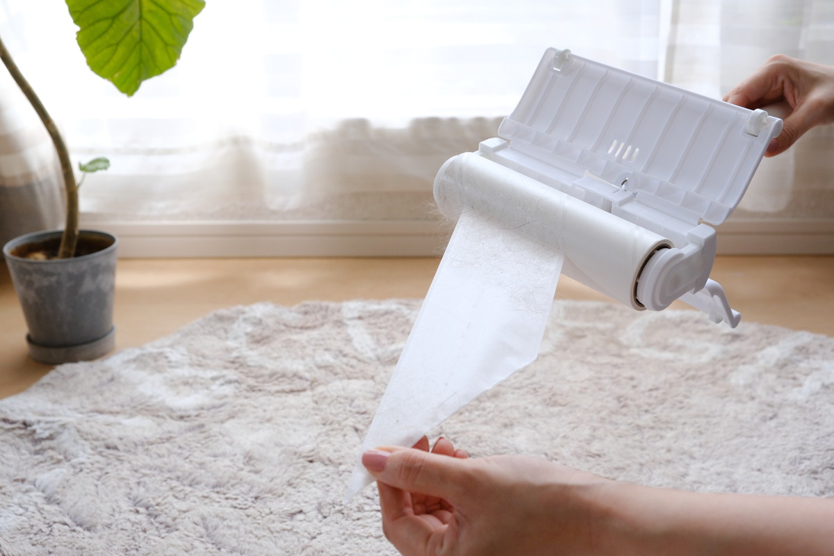 ❼DSCF7548ダイソー・ケース一体式粘着クリーナー