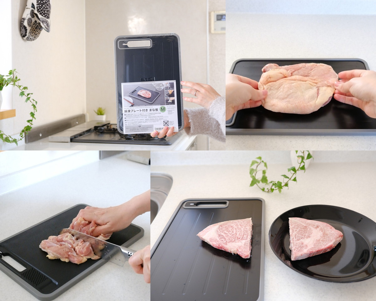 ❿DSCF1194②ニトリ・1枚4役解凍プレート