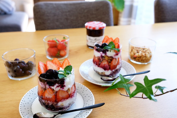 イッタラ・フルッタ・タンブラー・クリア・いちごパフェ①