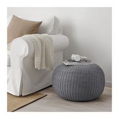 IKEA・SANDARED プーフ, グレー ①
