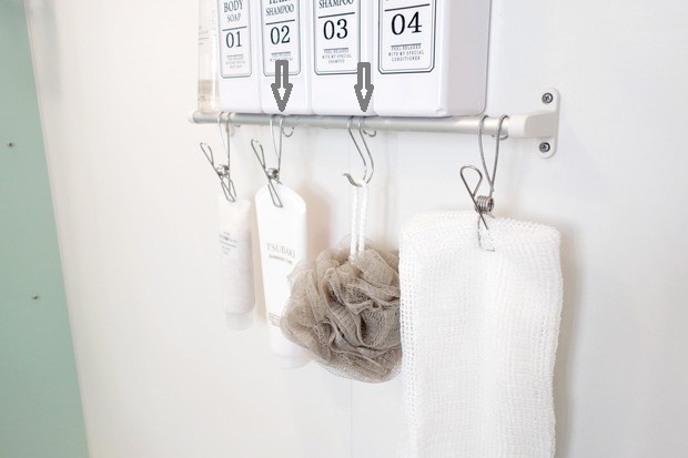 キャンドゥ・泡立ちネットボール・浴室吊るす収納①