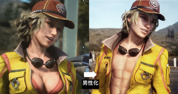 FF15主要キャラを性転換させてみるに関連した画像-06