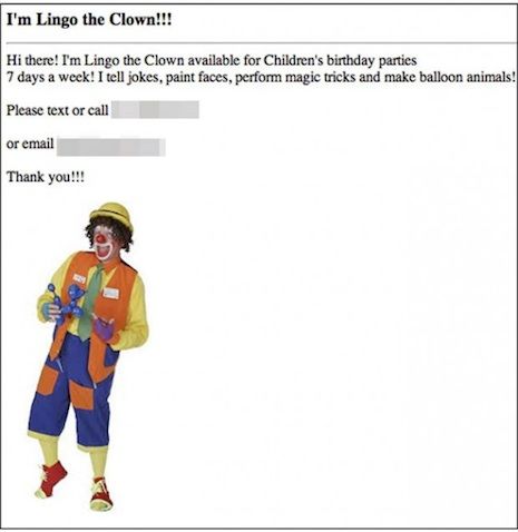 lingo the clown