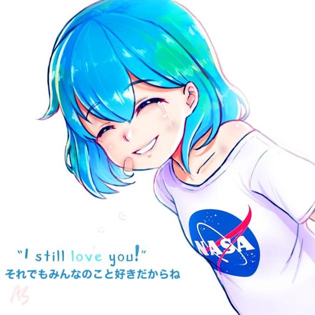 地球の萌え擬人化が海外でブームに 地球平面説信者の勢力拡大が原因かｗｗｗｗｗ ユルクヤル 外国人から見た世界