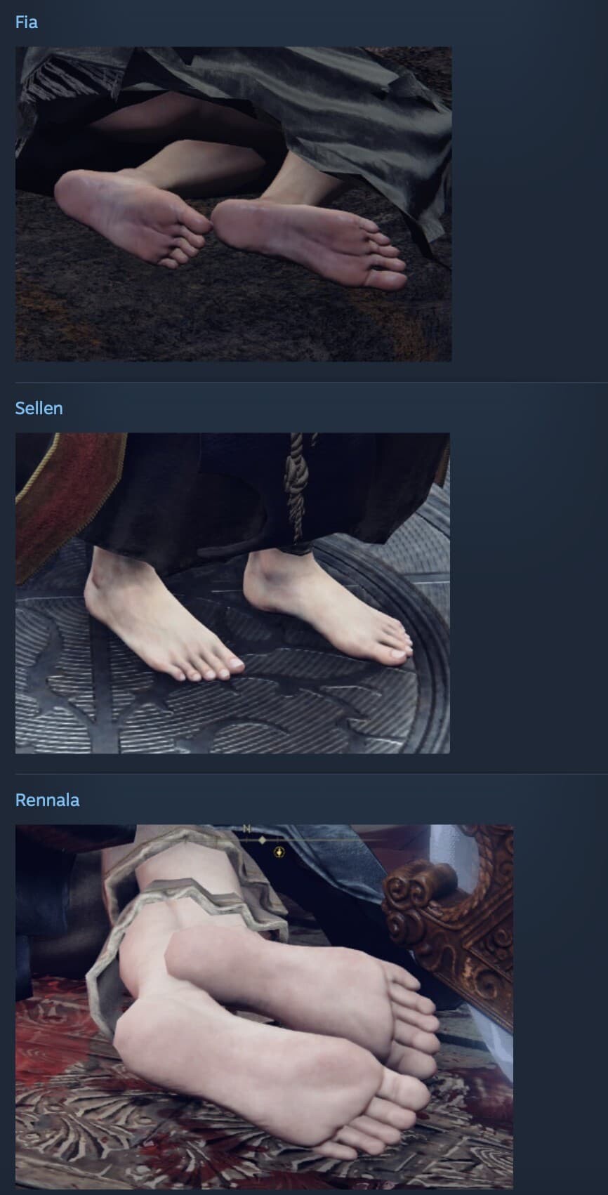 エルデンリング 足 Steam 宮崎英高