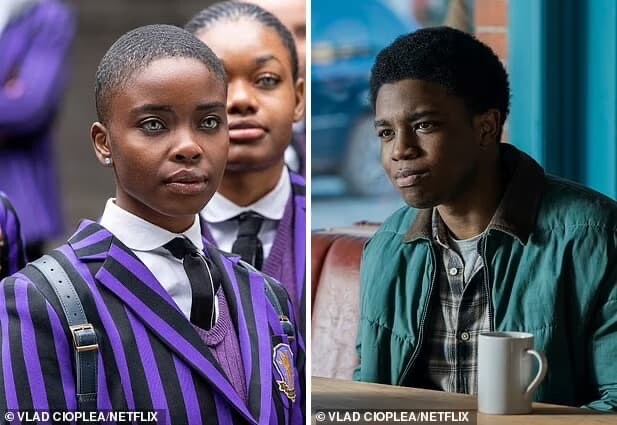 ウェンズデー Netflix ティム・バートン 黒人 人種差別