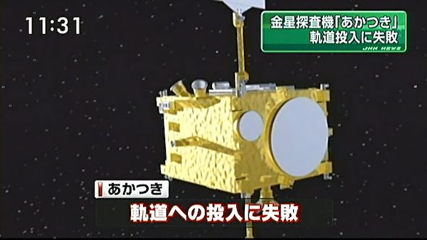 探査機「あかつき」が金星軌道突入に関連した画像-02