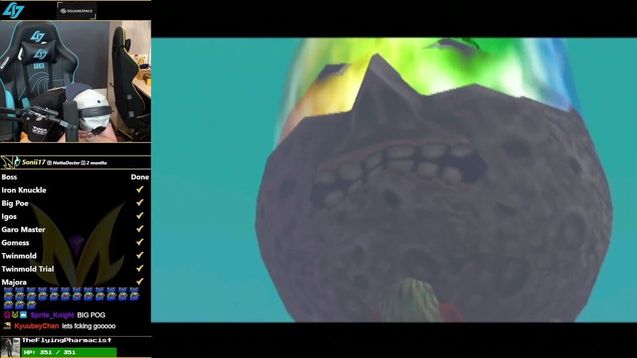 ゼルダの伝説 MajinPhil ムジュラの仮面 ノーダメージ カナダ
