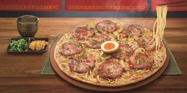 ラーメンピザ 麺屋武蔵 台湾 ピザハットに関連した画像-02