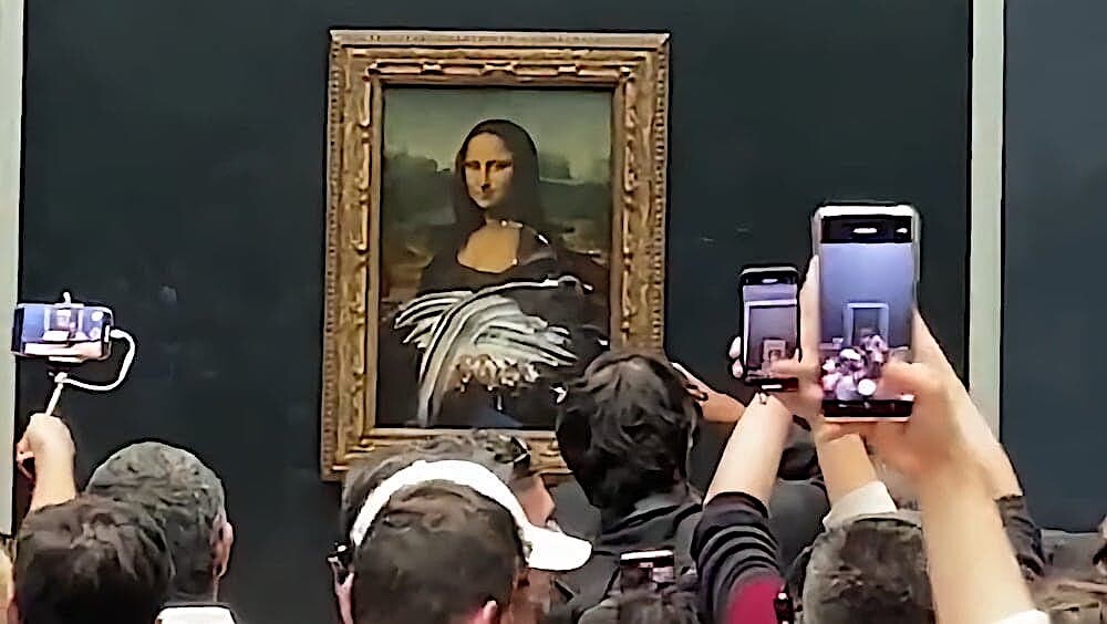 モナリザ ルーブル美術館 フランス ケーキ レオナルド・ダ・ヴィンチ