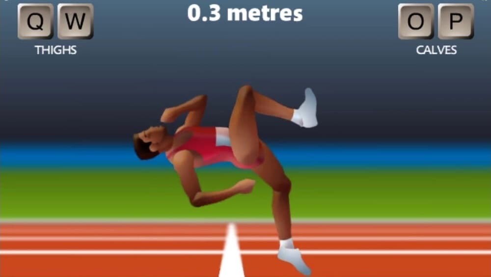 人工知能　AI　QWOP　スピードラン