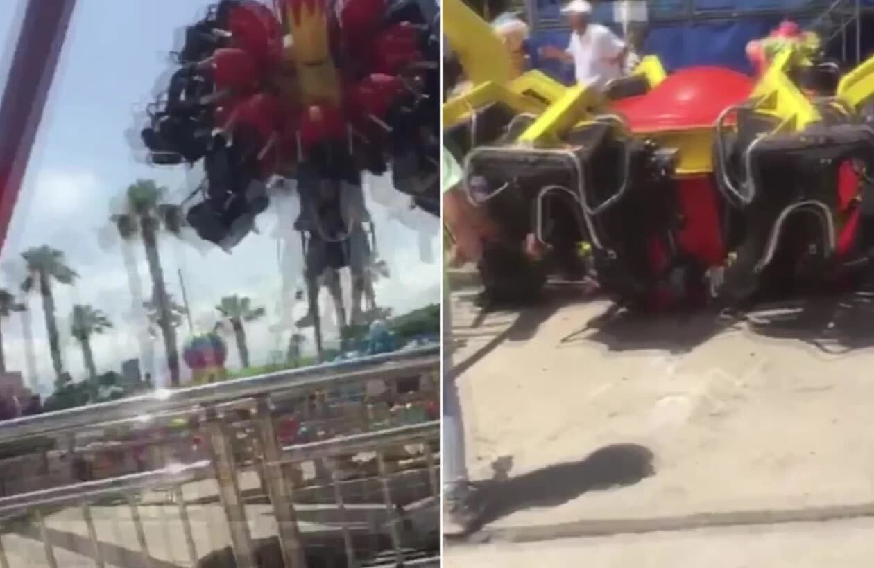 トルコ 遊園地 絶叫マシン 事故