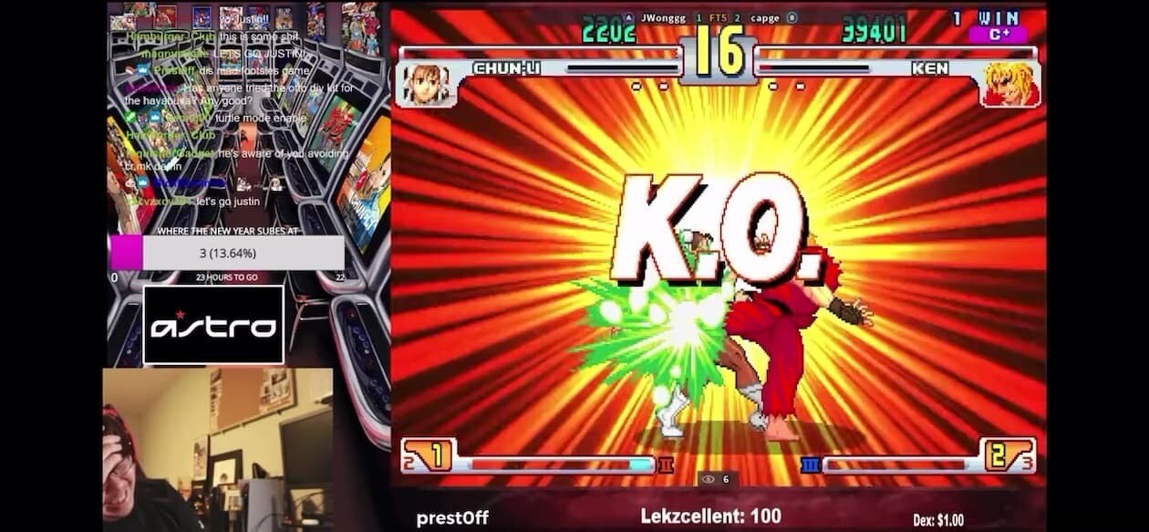 レッツゴージャスティン 背水の逆転劇 ジャスティン・ウォン 梅原大吾 ストリートファイターIII