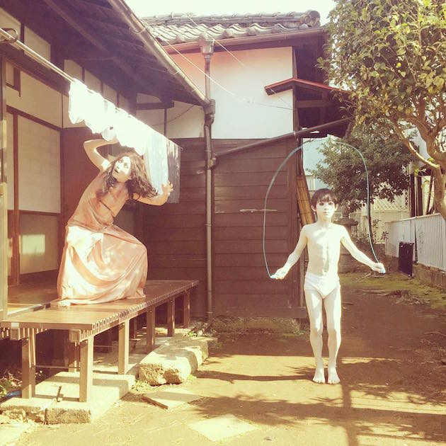 あああああ(今日は 洗濯物が よく乾く)