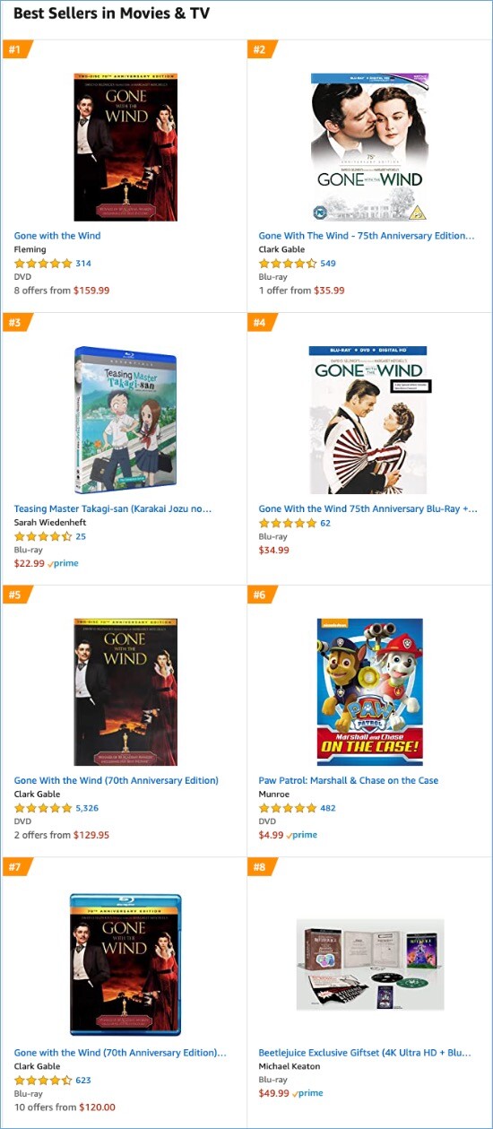 風と共に去りぬ 人種差別 Amazon アメリカに関連した画像-02