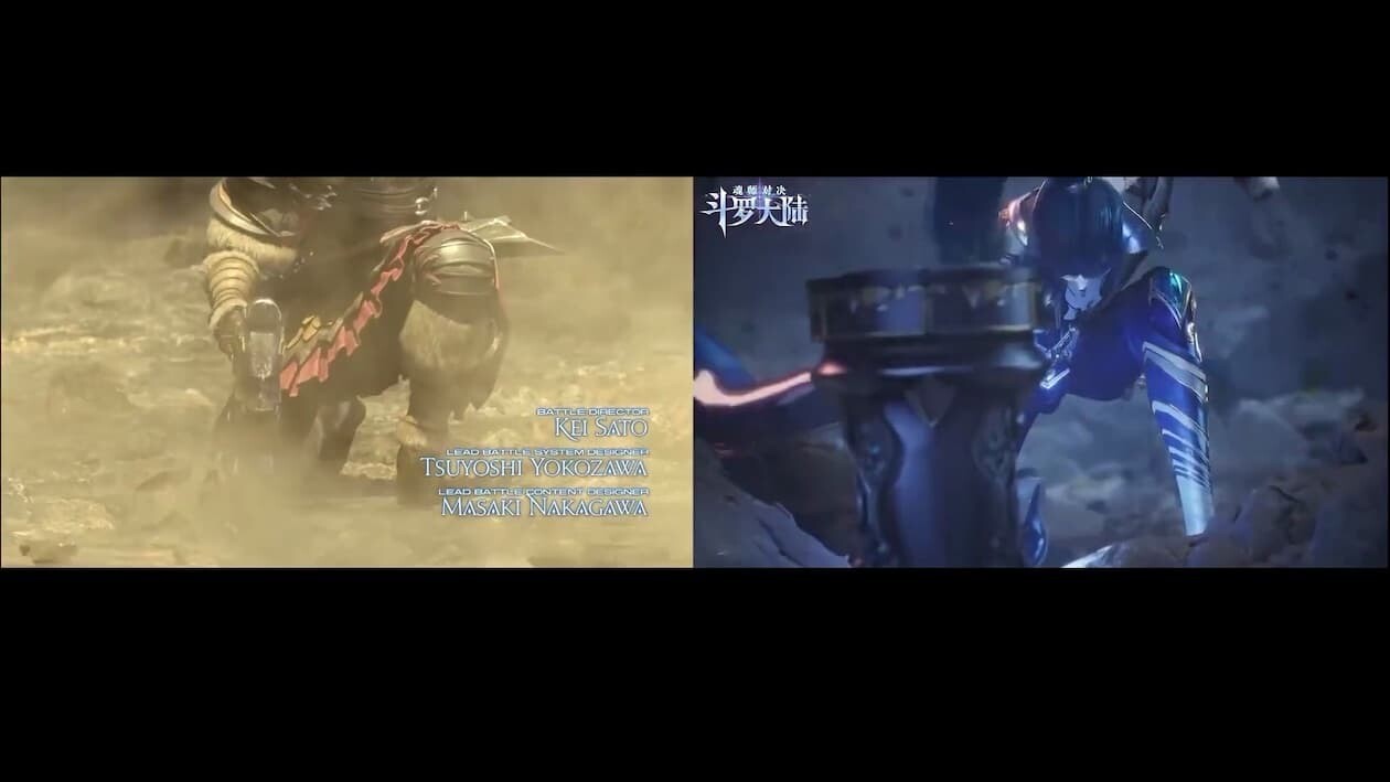 中国 FF14 ファイナルファンタジー14 漆黒のヴィランズ 斗羅大陸 盗用