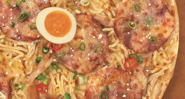 ラーメンピザ 麺屋武蔵 台湾 ピザハットに関連した画像-04