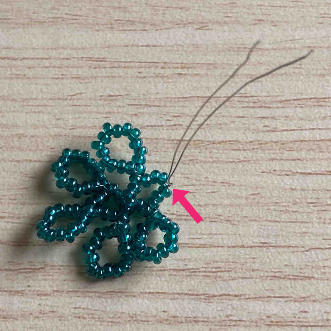 レシピその ビーズのクリスマスツリーの作り方 ５段目までです 手作り Yururin ハンドメイドとデグーの日常