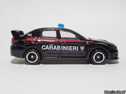 イオン限定トミカ_インプレッサWRX_イタリア警察_08