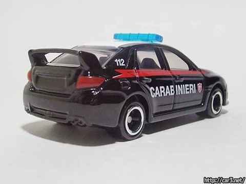 イオン限定トミカ_インプレッサWRX_イタリア警察_03