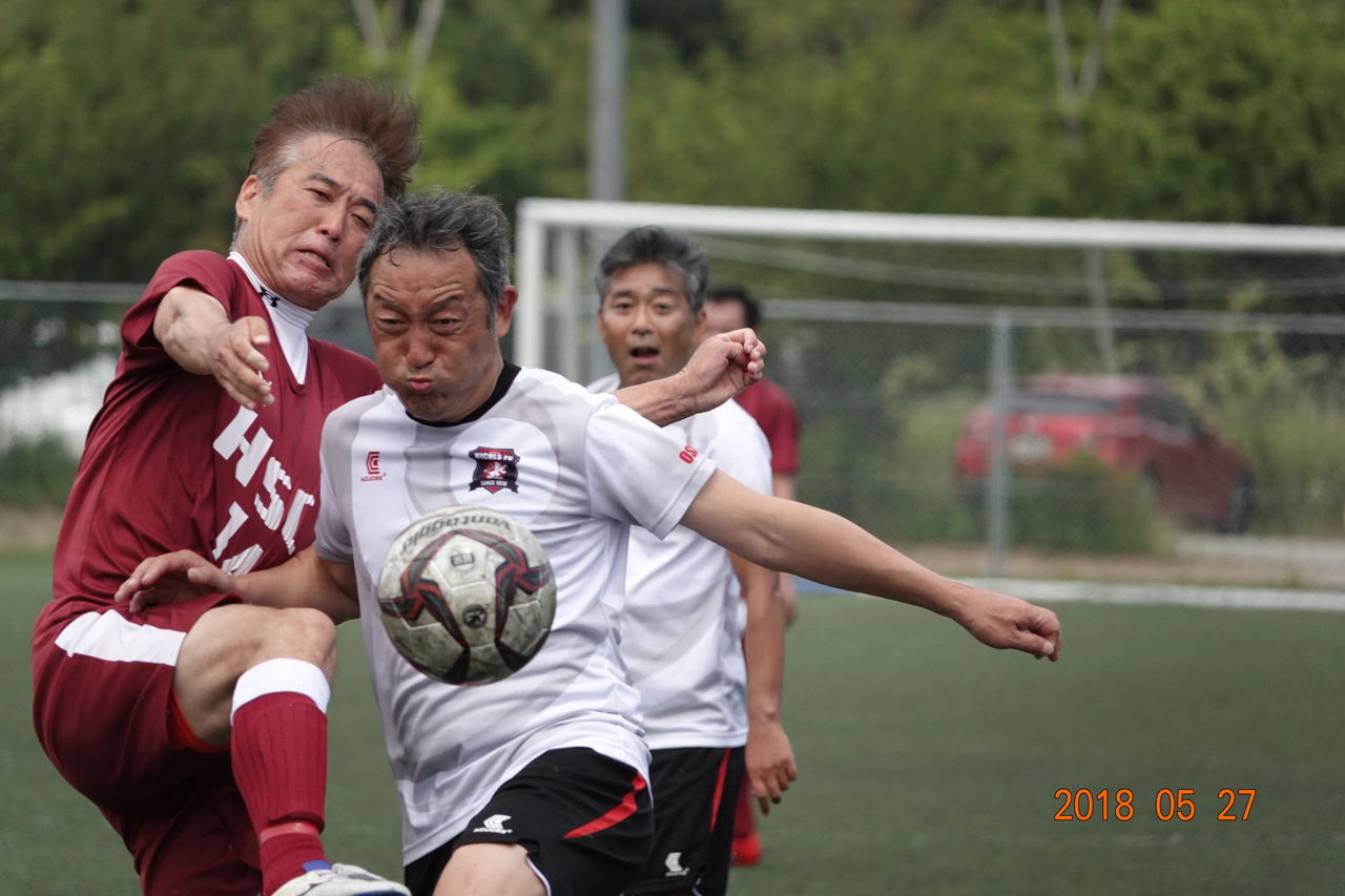 兵庫50 Vs ニコルス 練習マッチ 西宮シニアサッカー写真集
