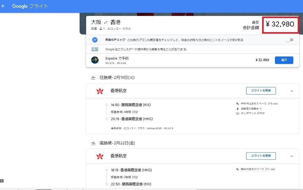グーグルフライト