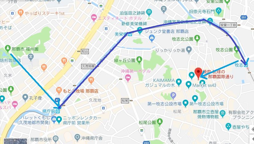 琉球の牛 地図
