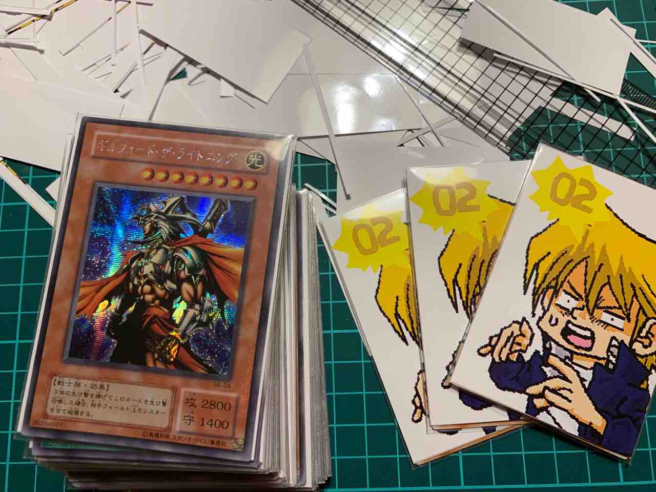 ゆそっぷのocg 城之内デッキ用のスリーブ作ってみました ゆそっぷの遊戯王02環境rushブログ
