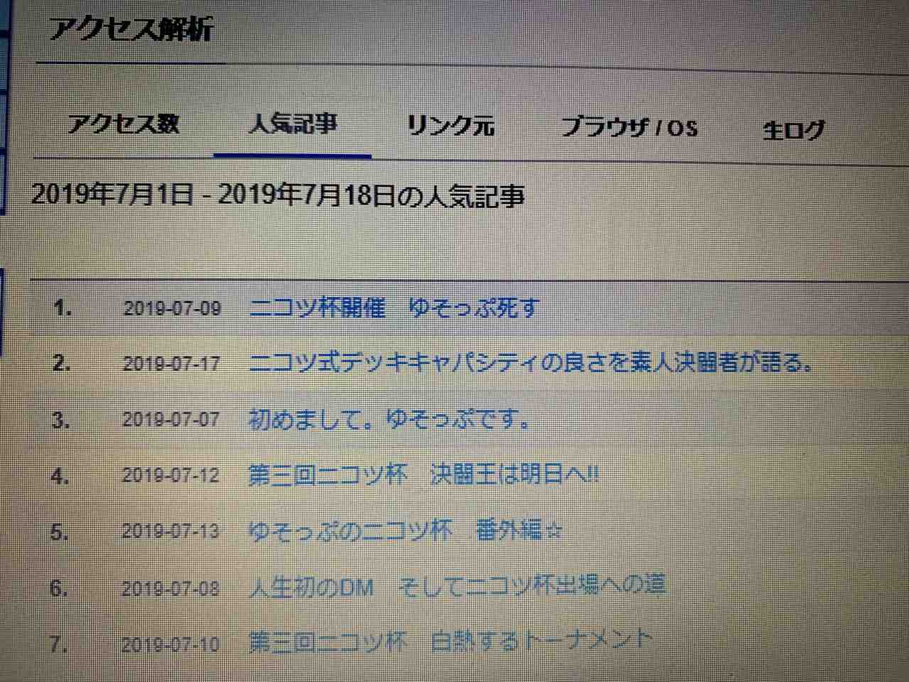 19年07月 ゆそっぷの遊戯王02環境blog