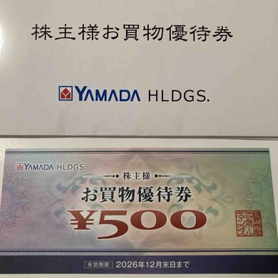 ヤマダホールディングス（9831）から株主優待が届きました