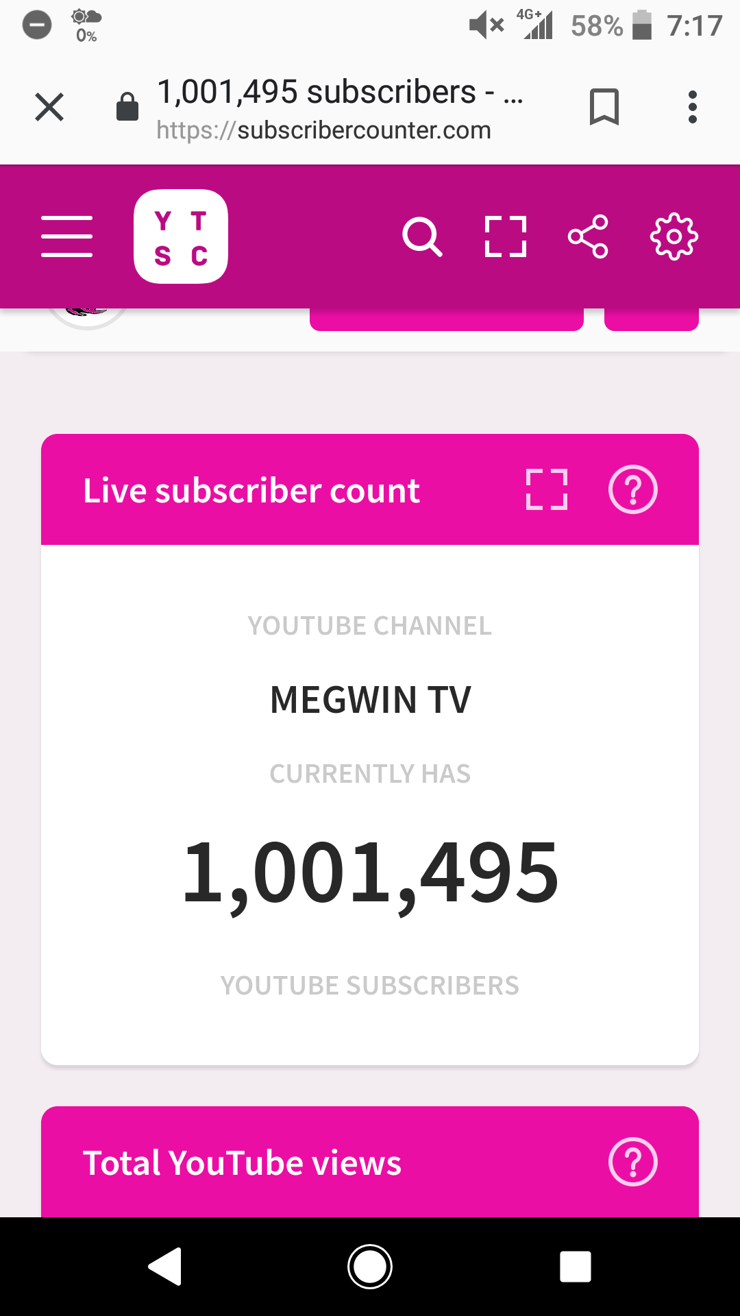 悲報 Megwin Tv チャンネル登録解除止まらず100万人を切る寸前 Youtubercuration