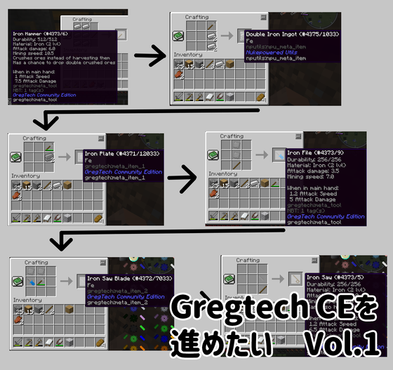 Gregtech Ceを進めたい Vol 1 ゆうとんのいろいろ日記