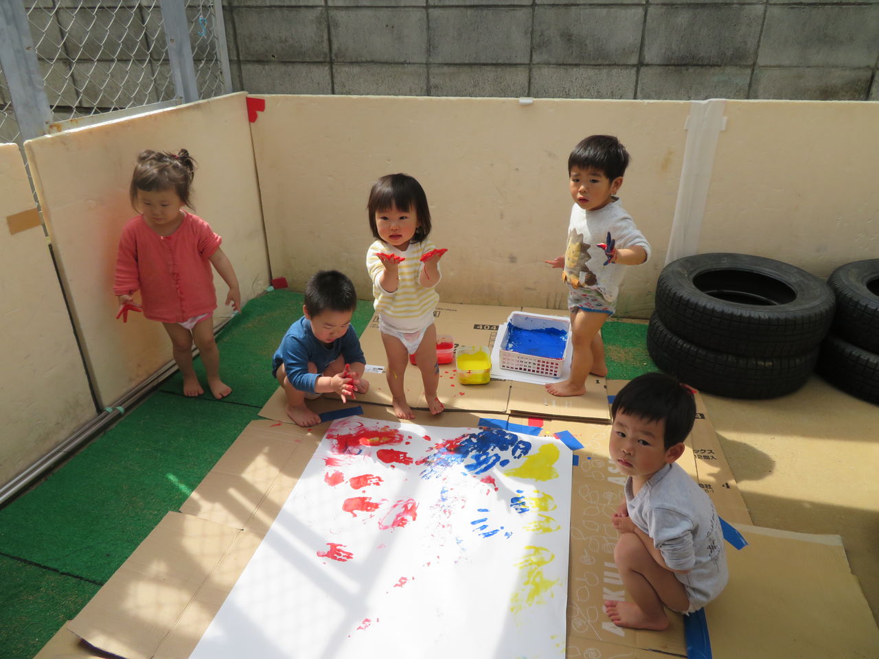 絵の具 遊び 絵の具 遊び