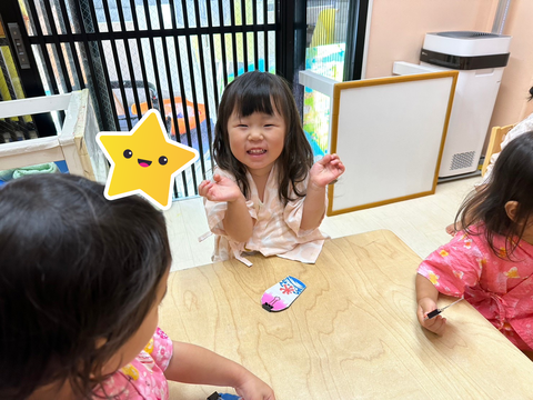 かき氷　順番待ち