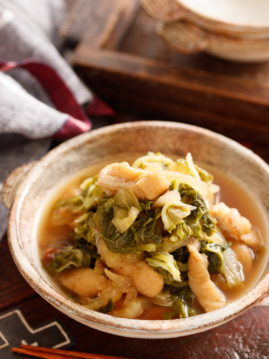 白菜油揚げ4