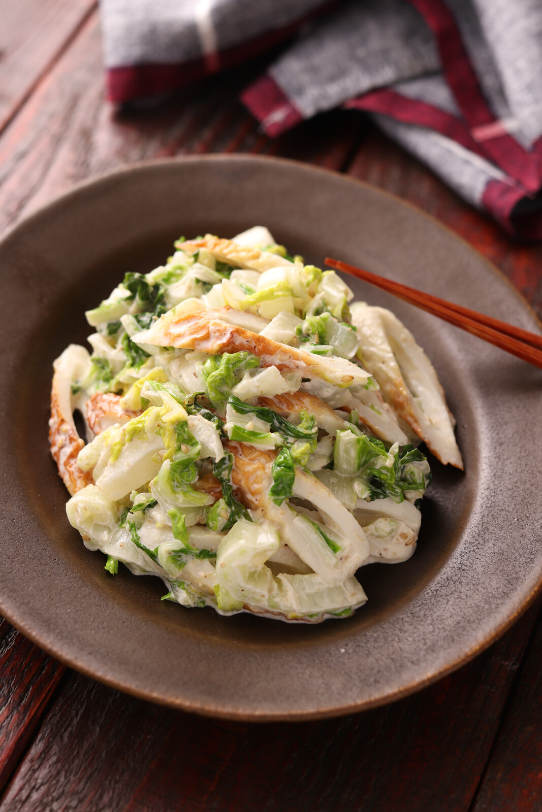 食べすぎ注意 白菜とちくわの和風サラダ 作り置き レンジ 大量消費 副菜 作り置き スピードおかず De おうちバル Yuu S Stylish Bar Powered By ライブドアブログ