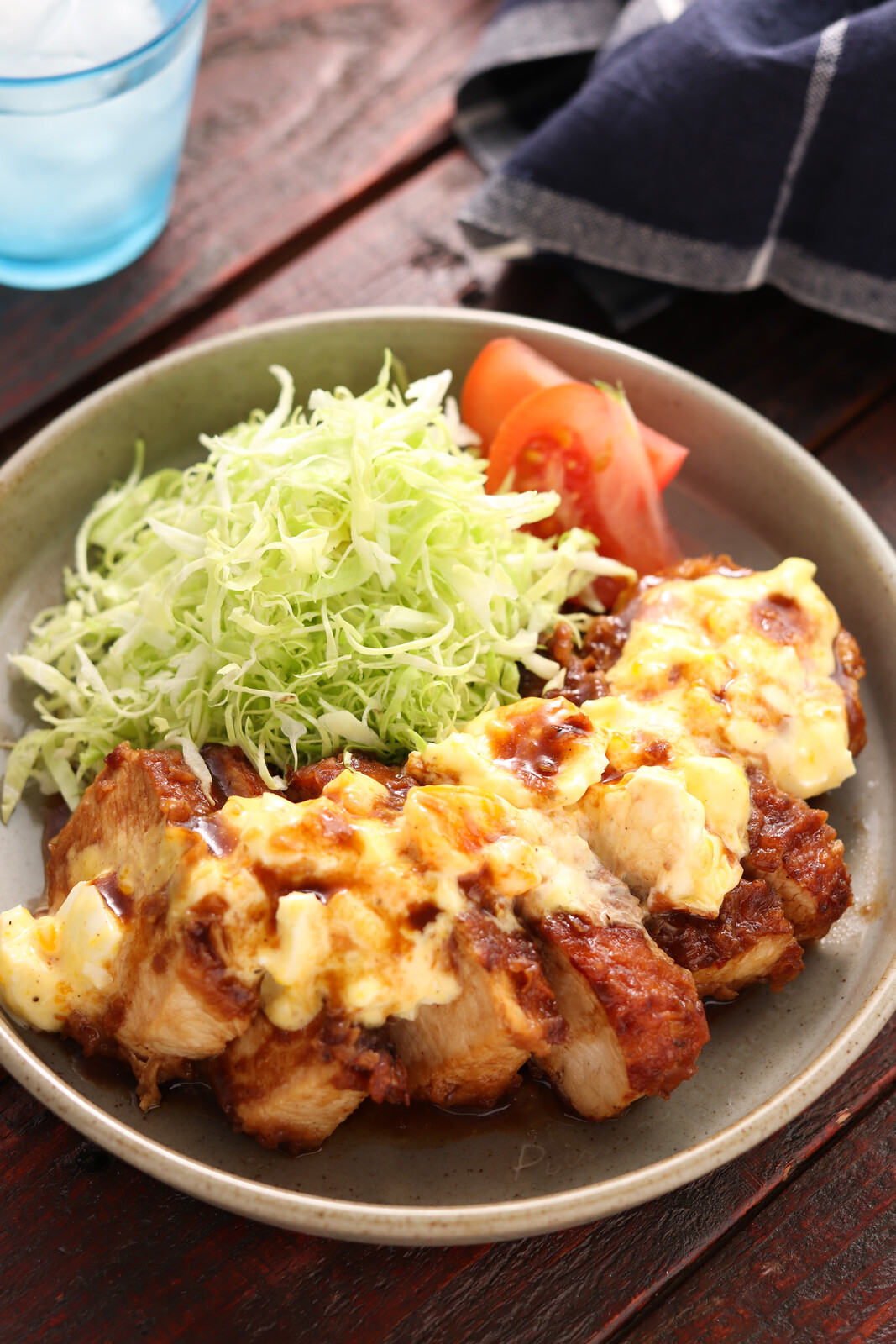 むね肉de揚げないチキン南蛮風【#簡単 #時短 #節約 #作り置き むね肉de揚げないチキン南蛮風【#簡単 #時短 #節約 #作り置き