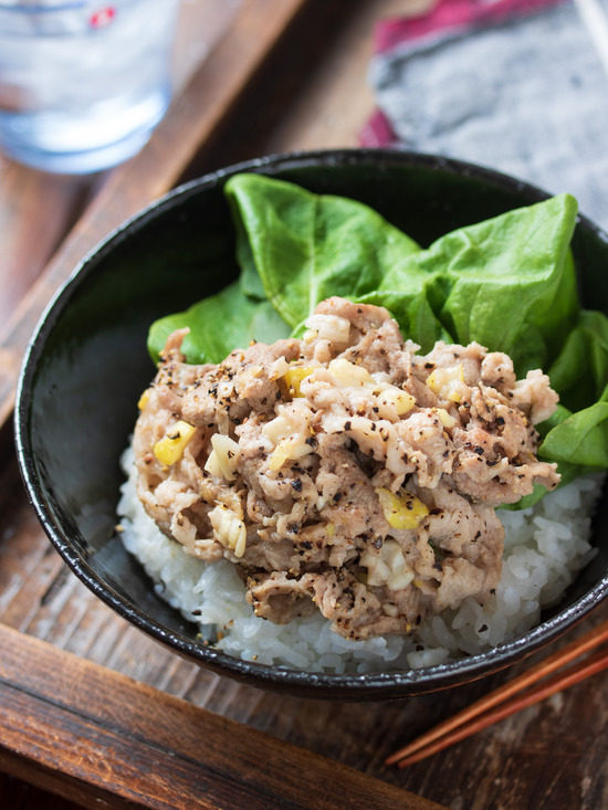 ネギ塩豚丼6