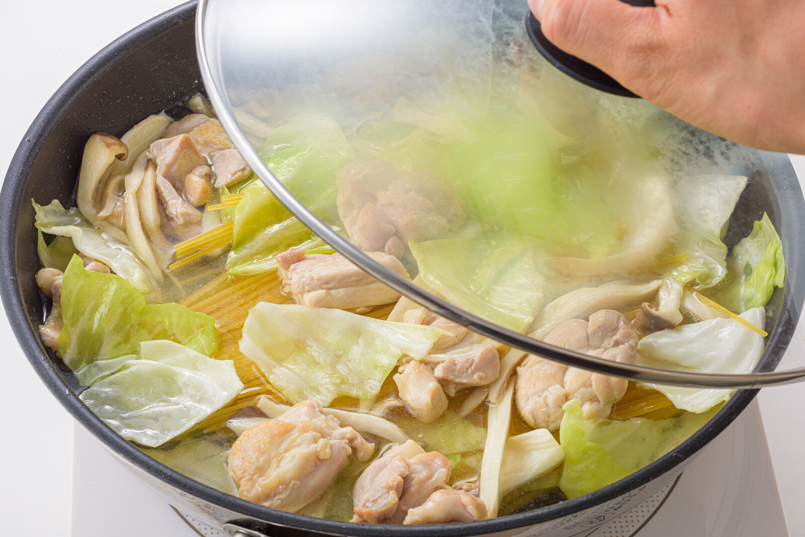 おまとめ フライパンひとつで簡単に！「鶏とキャベツとエリンギのうま