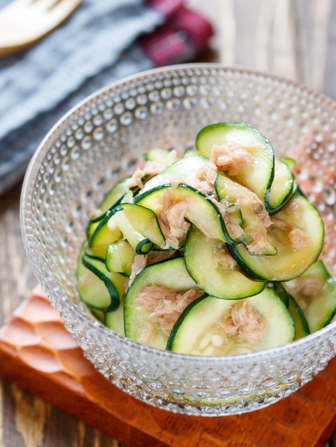 やみつき ズッキーニのうまツナ和え 作り置き お弁当 ヘルシー 副菜 作り置き スピードおかず De おうちバル Yuu S Stylish Bar Powered By ライブドアブログ