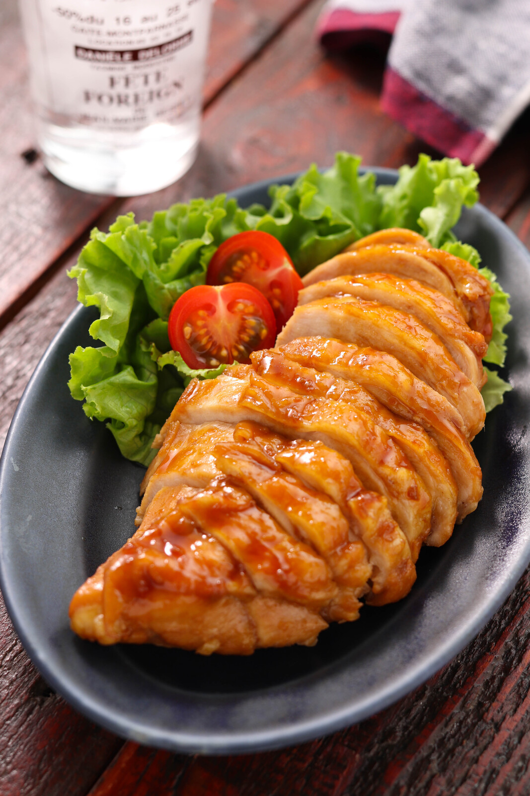 むね肉de甘辛照り煮（チャーシュー）【#作り置き #冷凍保存 #お弁当