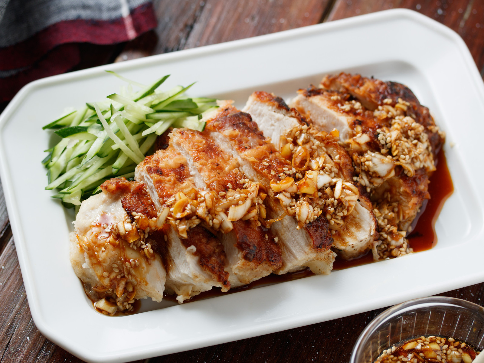 鶏むね肉de揚げない油淋鶏【#簡単 #節約 #お弁当 #揚げない