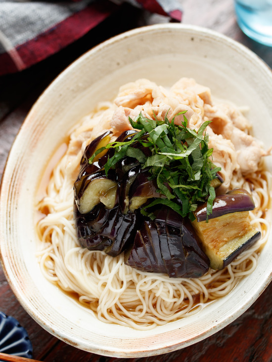豚なすそうめん1